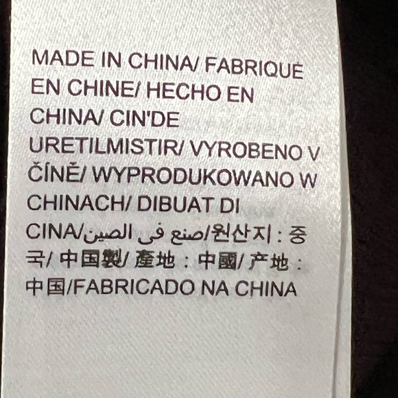 NWT Men’s Size M Maroon Calvin Klein Merino Wool Sweater - Picture 5 of 8